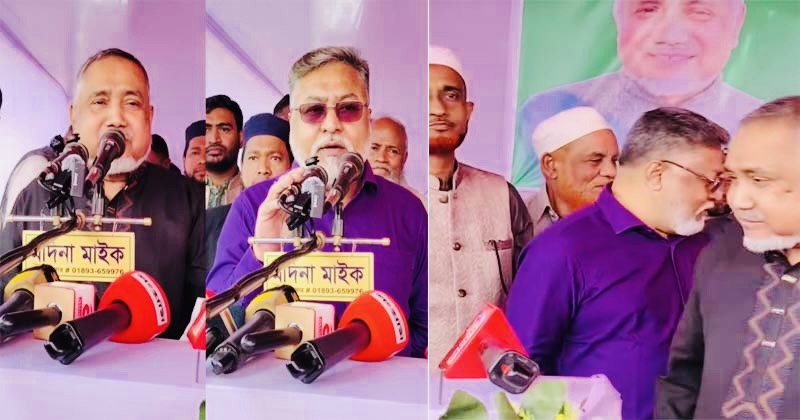 পেট্রোলবোমায় ৮ যাত্রী হত্যার আসামিকে পাশে নিয়ে প্রচারণা শুরু জামায়াত নেতা তাহেরের
